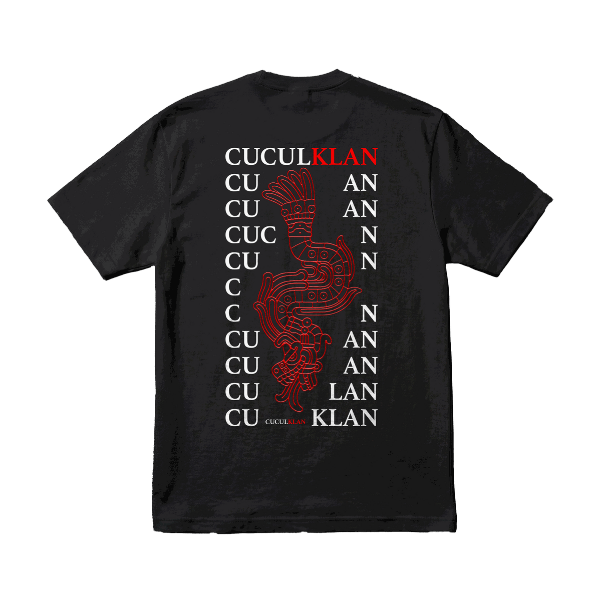 Playera Cuculklan Repetido Black