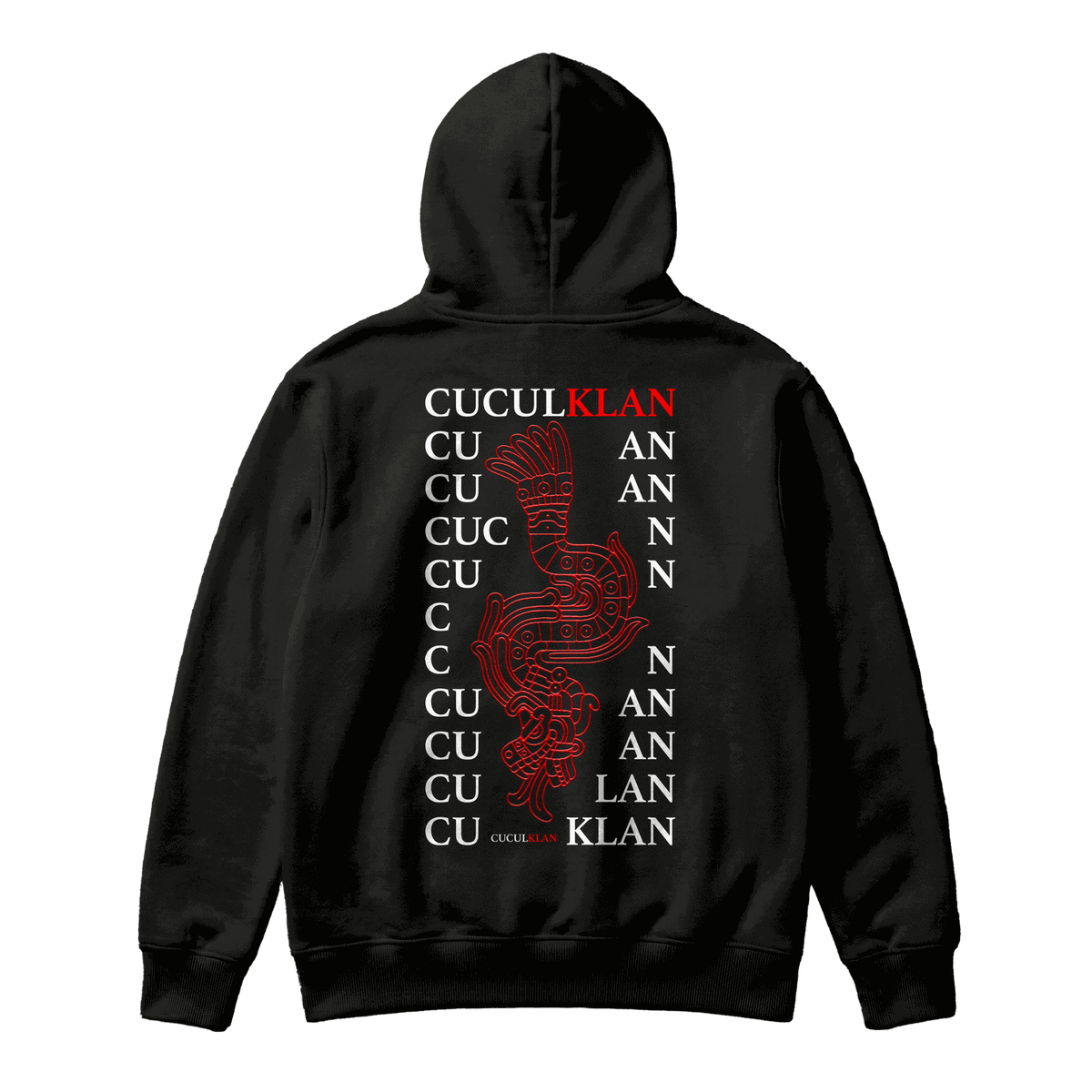 Sudadera Cuculklan Repetido Black