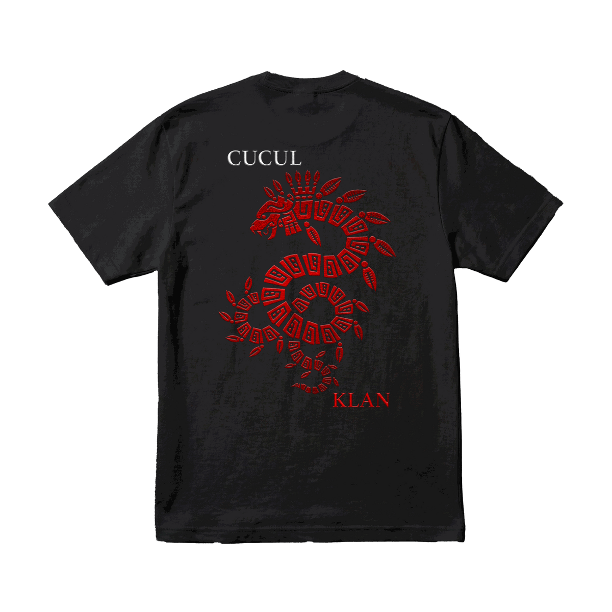 Playera Cuculklan Serpiente Roja Black