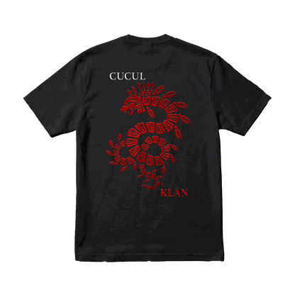 Playera Cuculklan Serpiente Roja Black