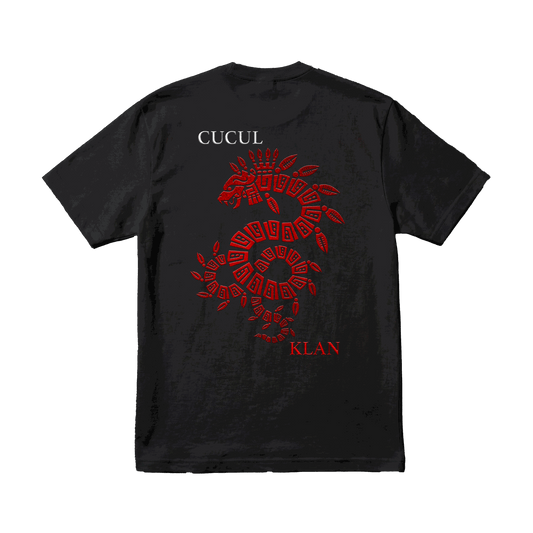 Playera Cuculklan Serpiente Roja Black