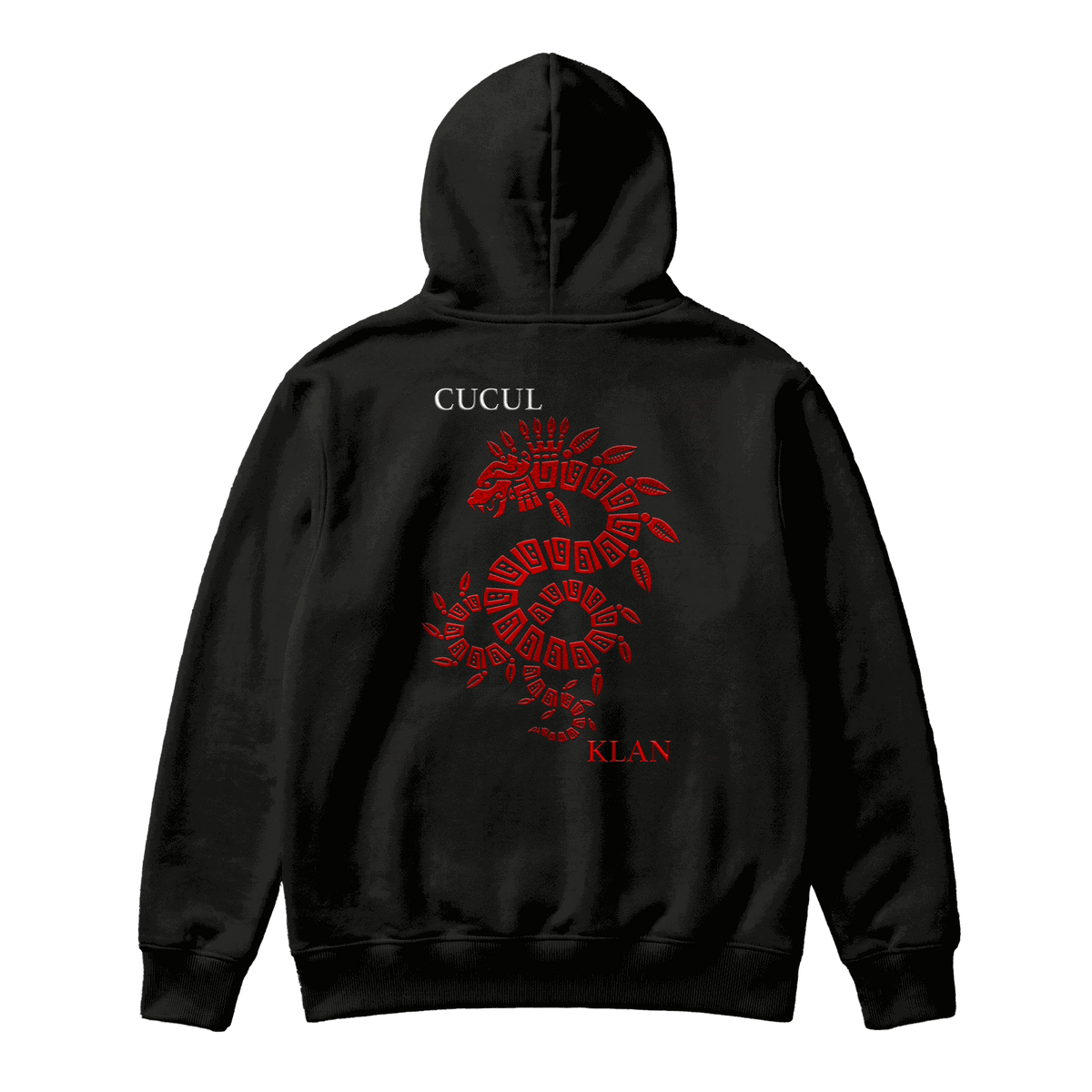 Sudadera Cuculklan Serpiente Roja Black
