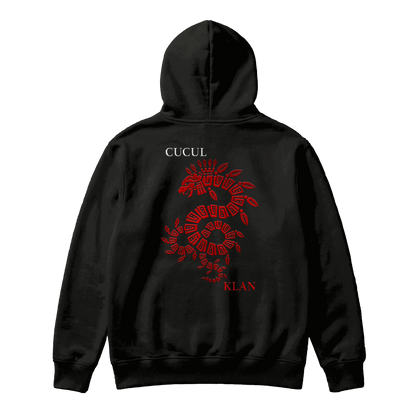 Sudadera Cuculklan Serpiente Roja Black