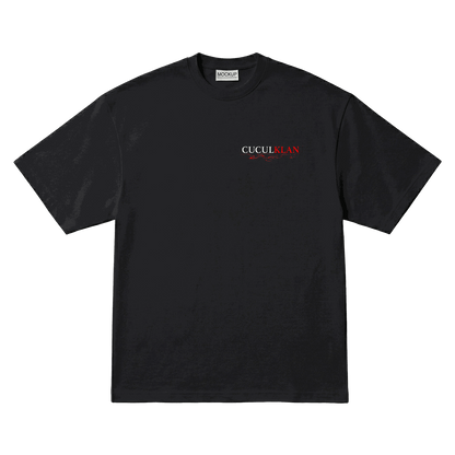 Playera Cuculklan Serpiente Oversize Black