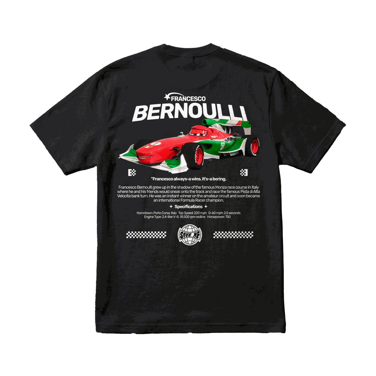 Playera Francesco Bernoulli Black