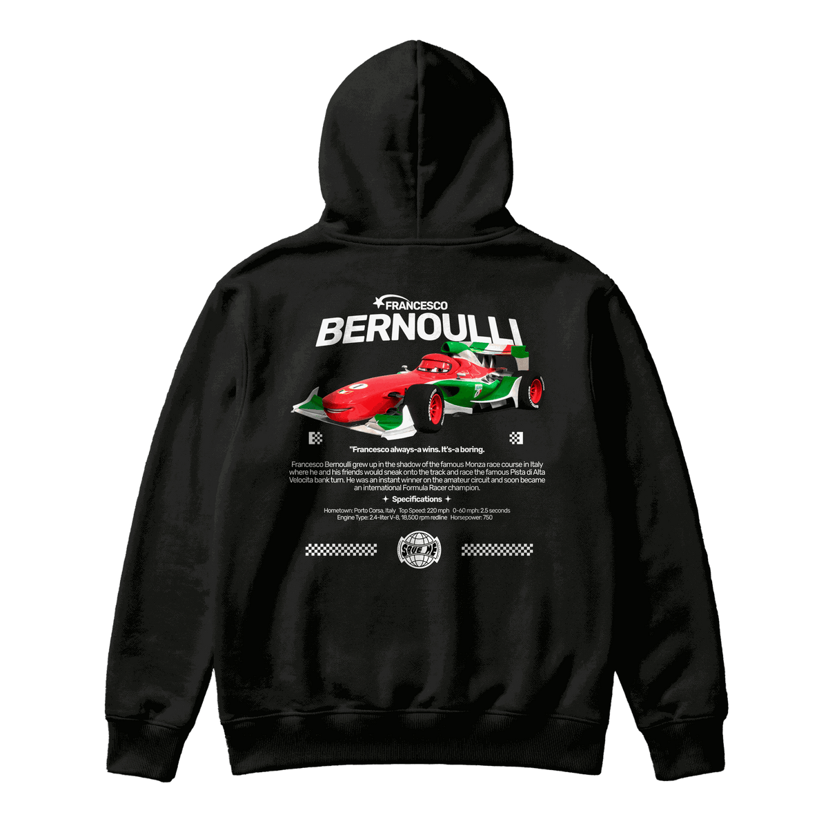 Sudadera Francesco Bernoulli Black