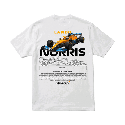 Playera Lando Norris McLaren White