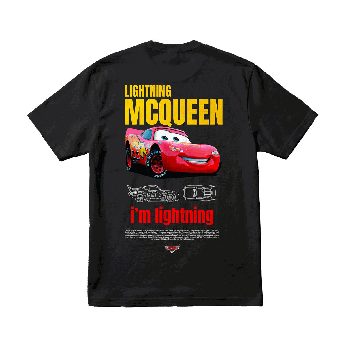 Playera Lightning McQueen Black