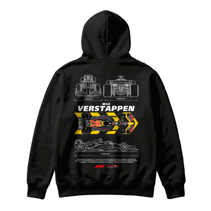 Sudadera Max Verstappen Planos Black