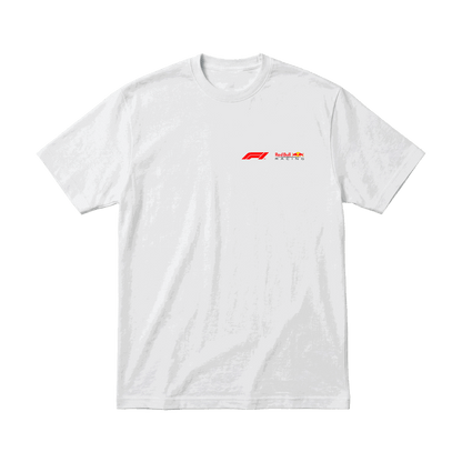 Playera Max Verstappen Planos White