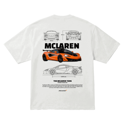 Playera McLaren 720S Oversize White