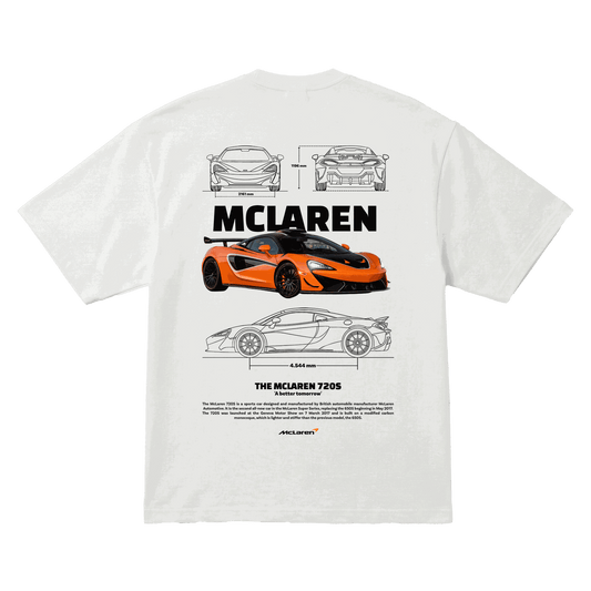 Playera McLaren 720S Oversize White