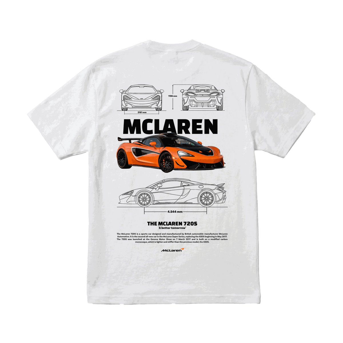 Playera McLaren 720S White
