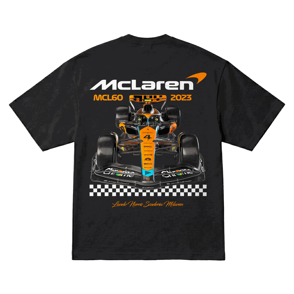 Playera McLaren MCL60 Oversize Black