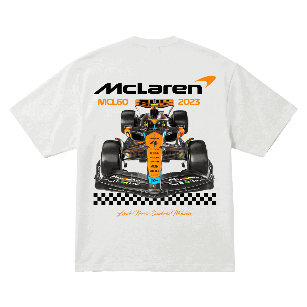 Playera McLaren MCL60 Oversize White