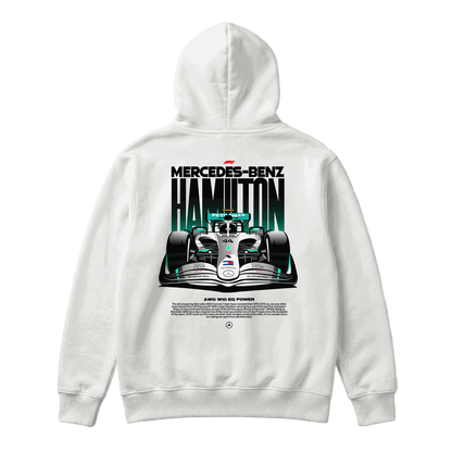 Sudadera Mercedes W10 Hamilton White