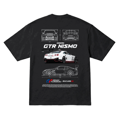 Playera Nissan GT-R Nismo Oversize Black