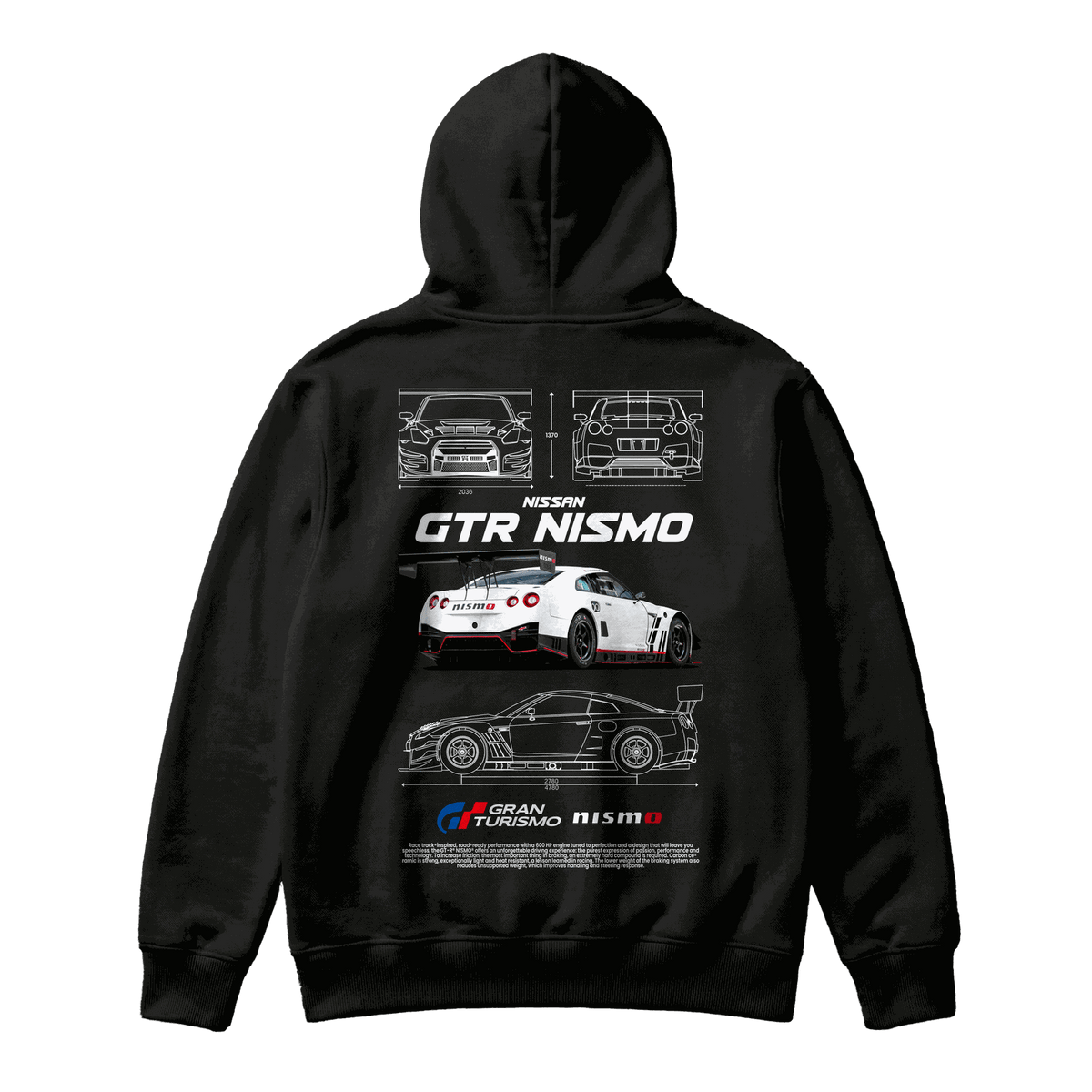 Sudadera Nissan GT-R Nismo Black