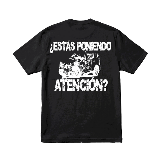 Playera NSQK Choque Black