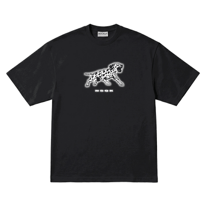 Playera NSQK Choque Oversize Black