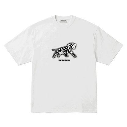 Playera NSQK Choque Oversize White