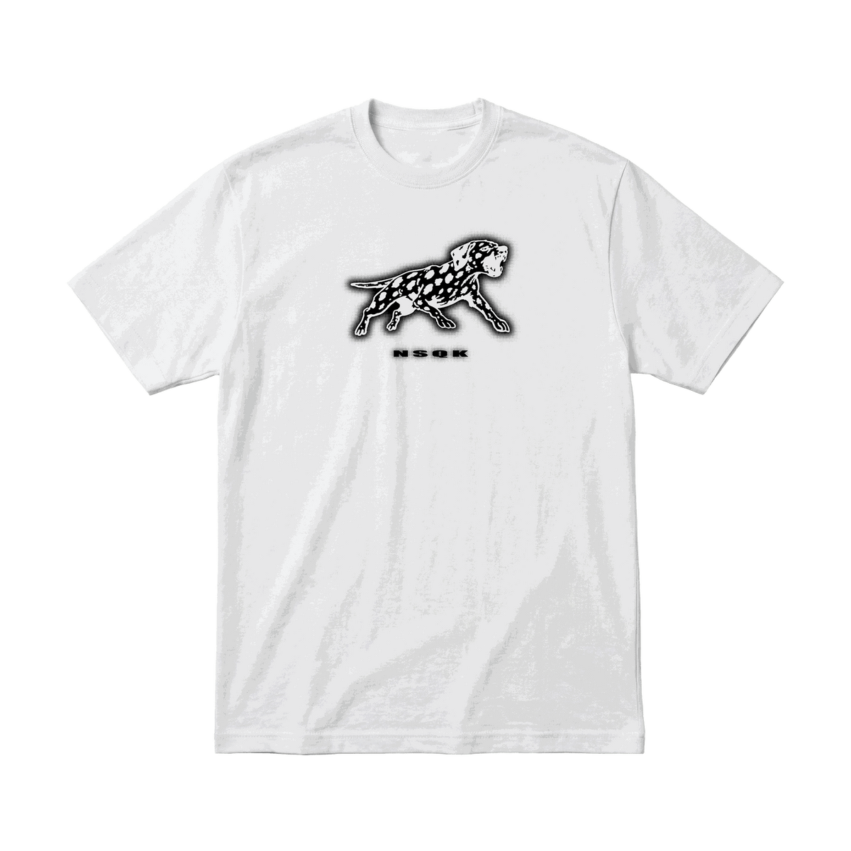Playera NSQK Choque White