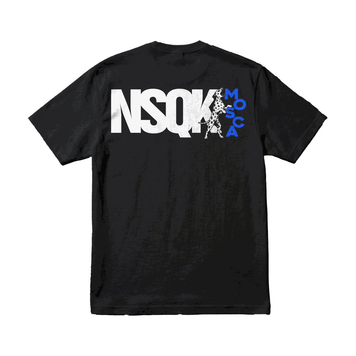 Playera NSQK Mosca Azul Black