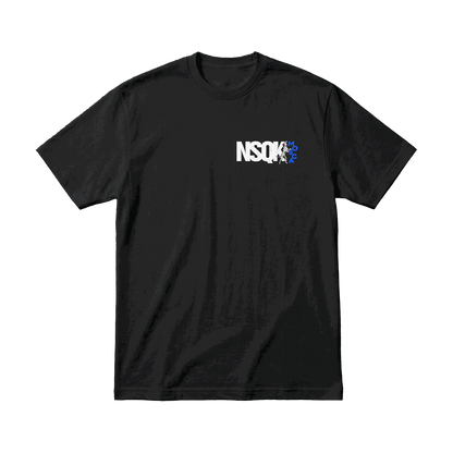 Playera NSQK Mosca Dálmata Azul Black