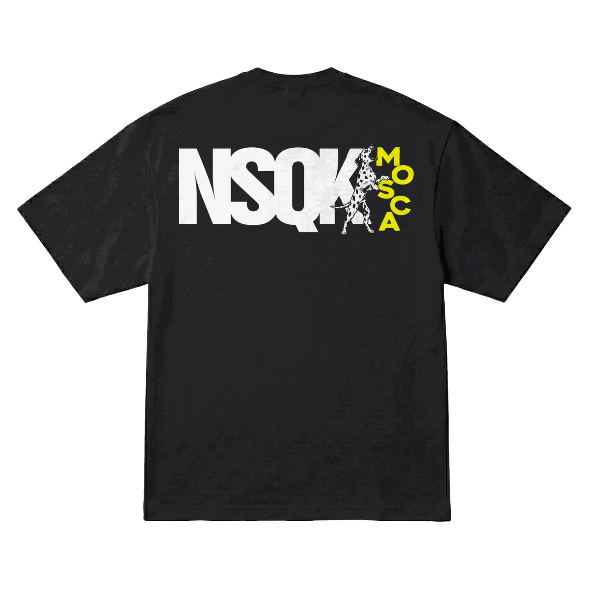 Playera NSQK Mosca Oversize Black