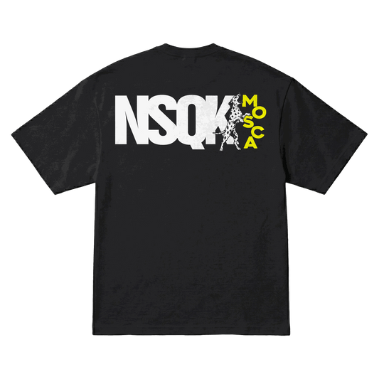 Playera NSQK Mosca Oversize Black