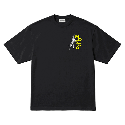 Playera NSQK Mosca Oversize Black