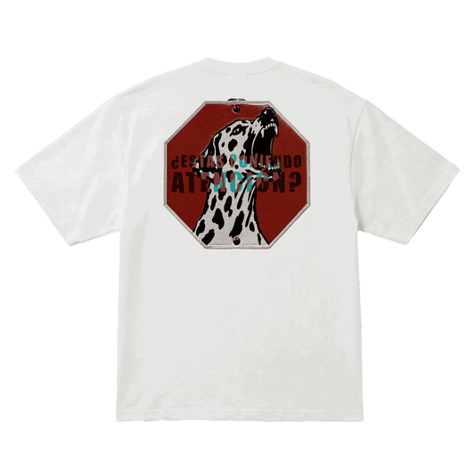 Playera NSQK Señal Oversize White
