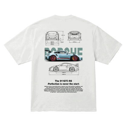 Playera Porsche 911 GT3 RS Oversize White