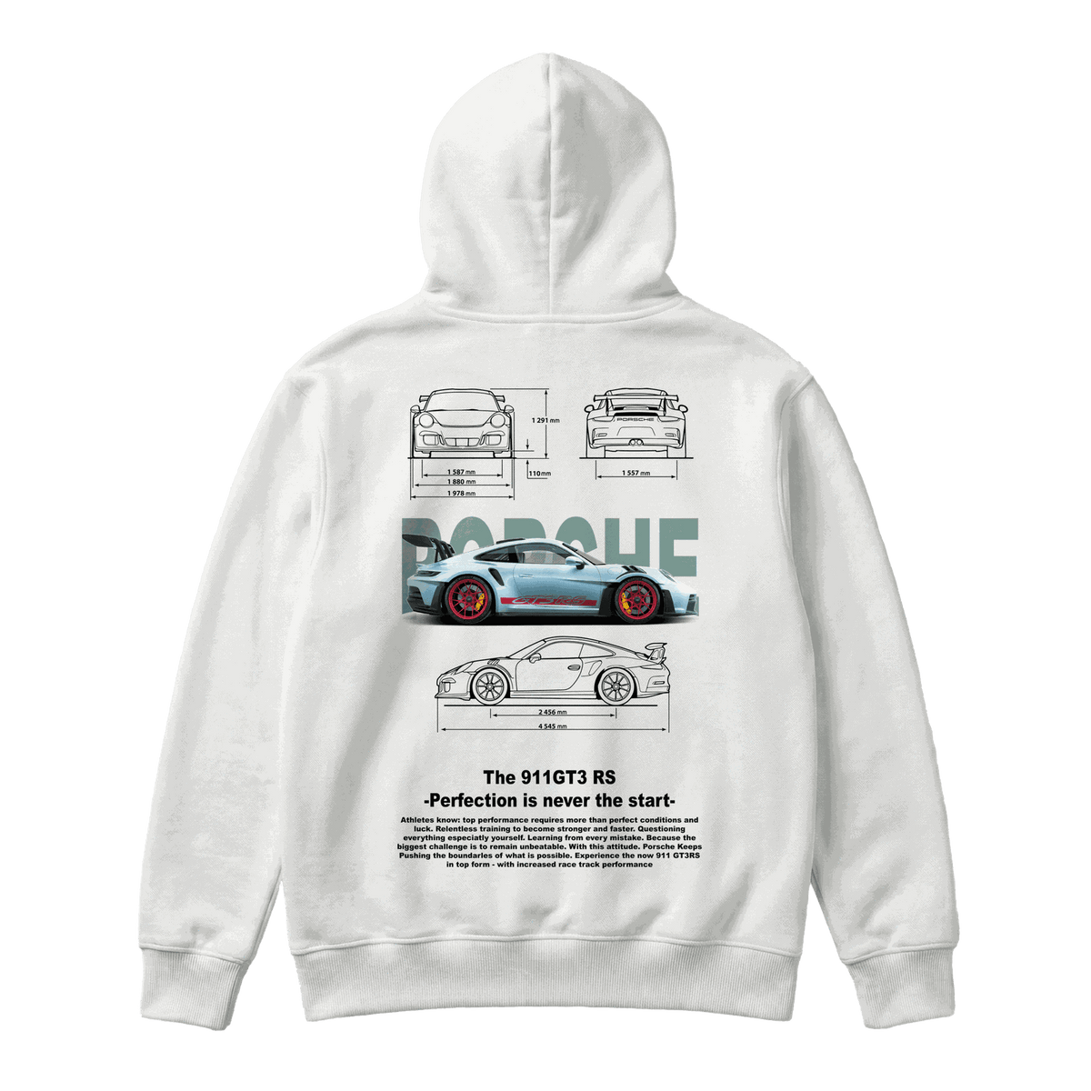 Sudadera Porsche 911 GT3 RS White