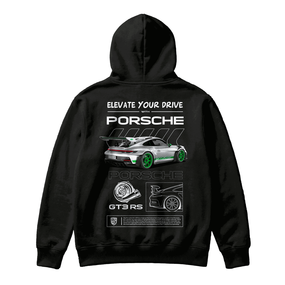 Sudadera Porsche GT3 RS Elevate Black