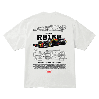 Playera Red Bull RB16B Oversize White