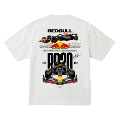 Playera Red Bull RB20 Oversize White