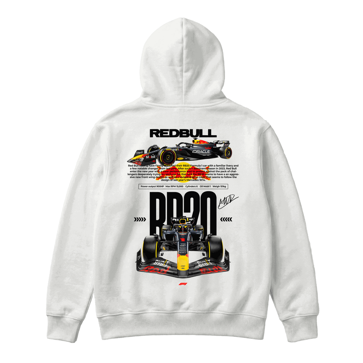 Sudadera Red Bull RB20 White
