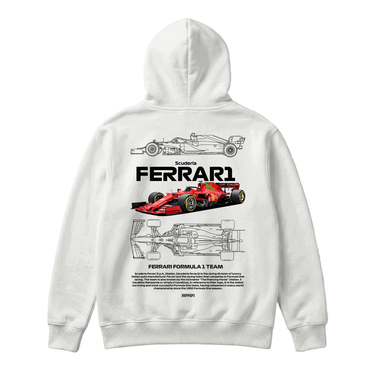 Sudadera Scuderia Ferrari White