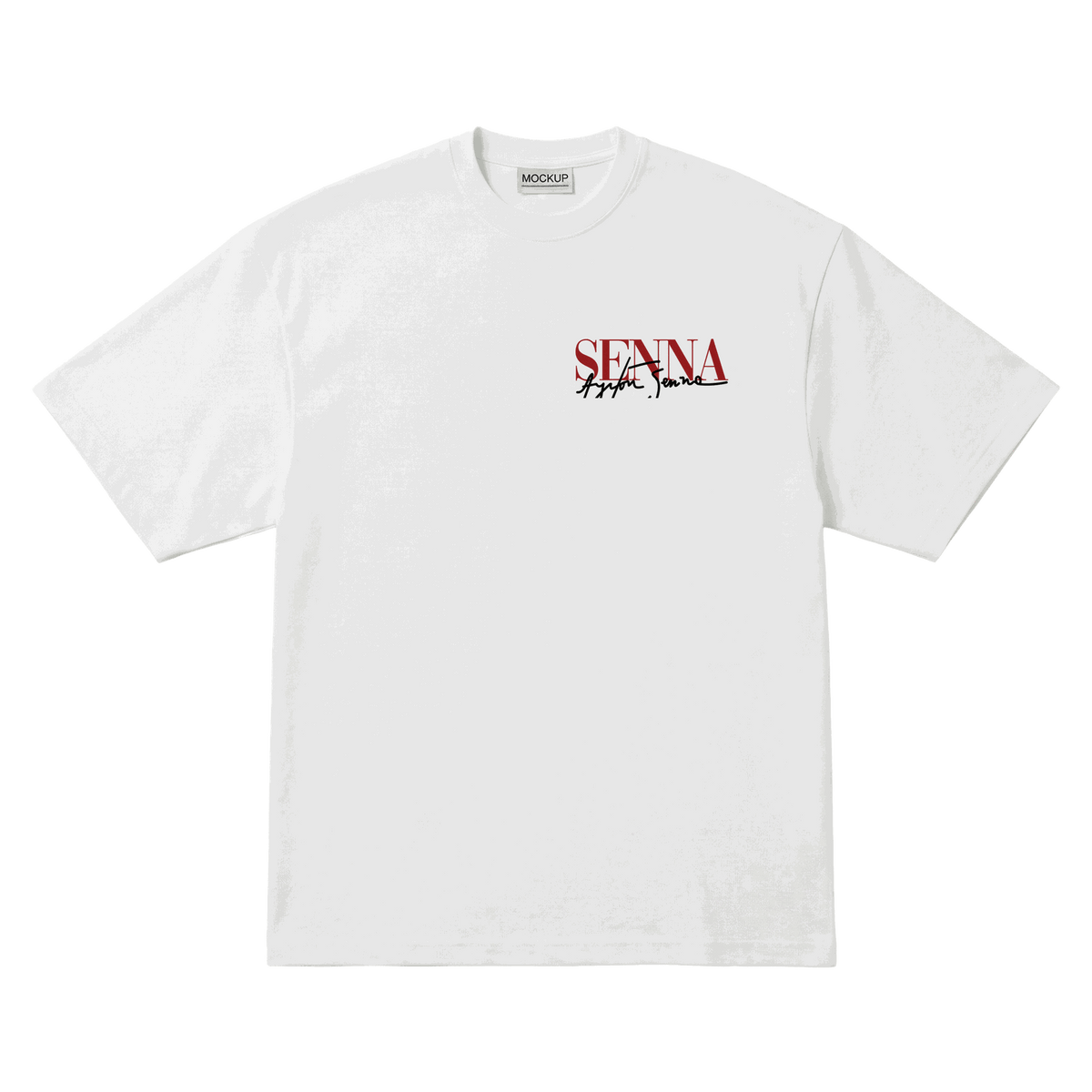 Playera Ayrton Senna MP4/4 Oversize White
