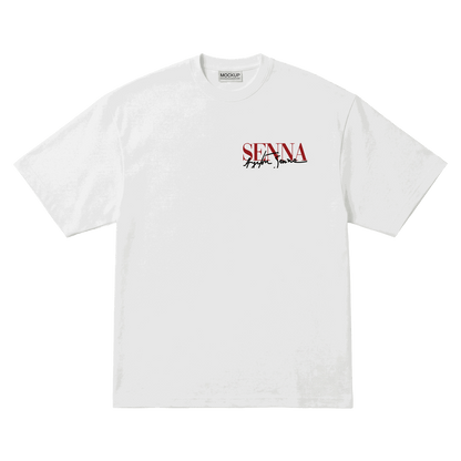 Playera Ayrton Senna MP4/4 Oversize White