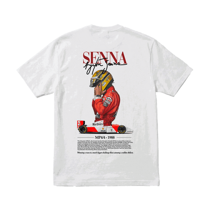 Playera Ayrton Senna MP4/4 White