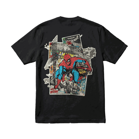 Playera Spider-Man Comic Black