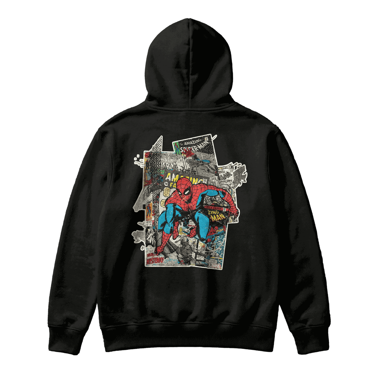 Sudadera Spider-Man Comic Black