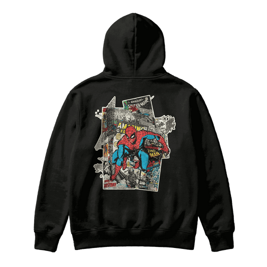 Sudadera Spider-Man Comic Black