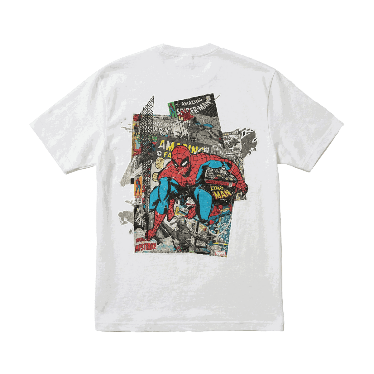 Playera Spider-Man Comic White