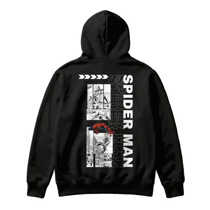Sudadera Spider-Man Viñetas Black