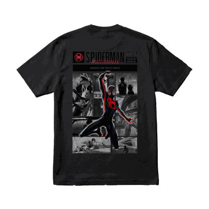 Playera Spider-Man Miles Morales Black