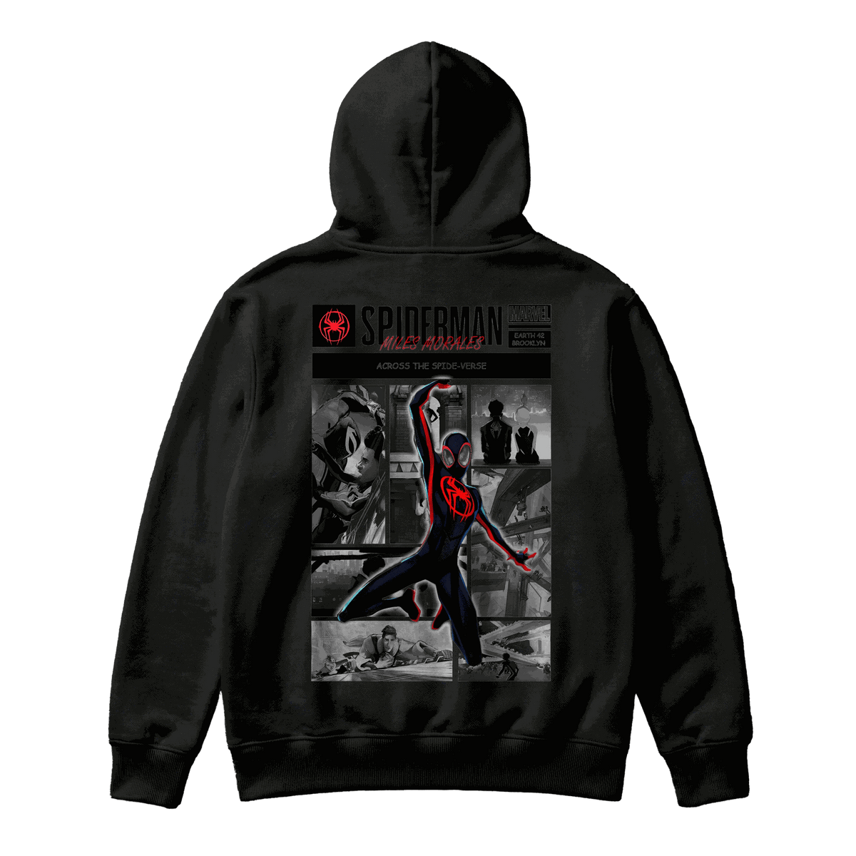 Sudadera Spider-Man Miles Morales Black
