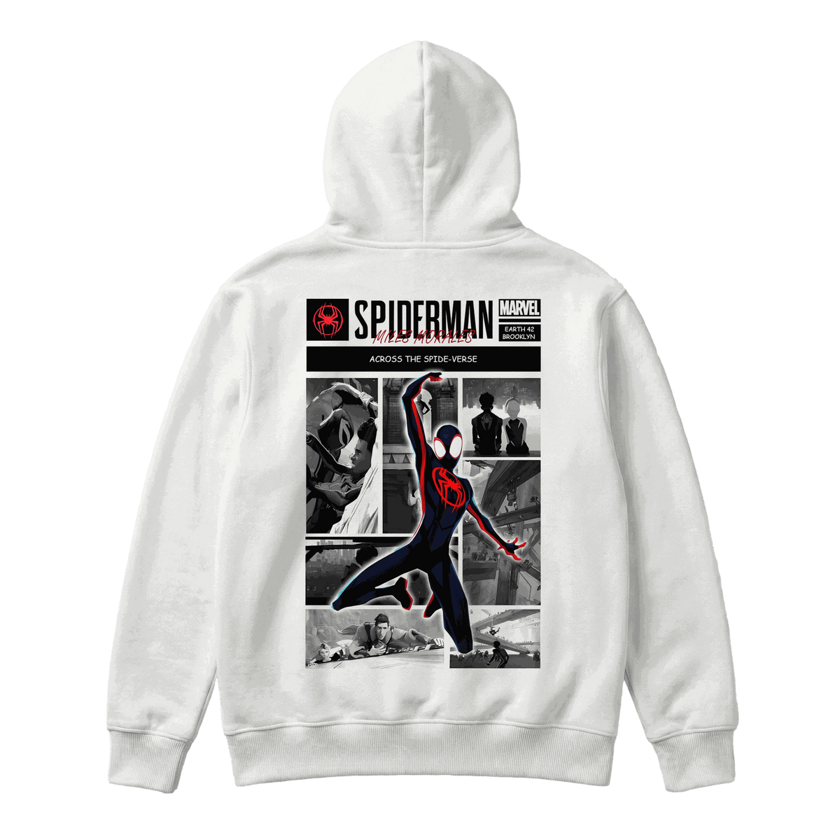 Sudadera Spider-Man Miles Morales White